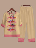 Chill Mode Co-Ord Set Half Sleeve T-shirt & Straight Leg Pant
