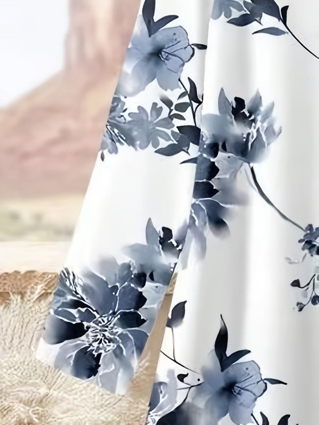Autumn And Winter Women'S Vacation Printed Elegant Casual Loose Long-Sleeve Top And Pants Two-Piece Set for Fall